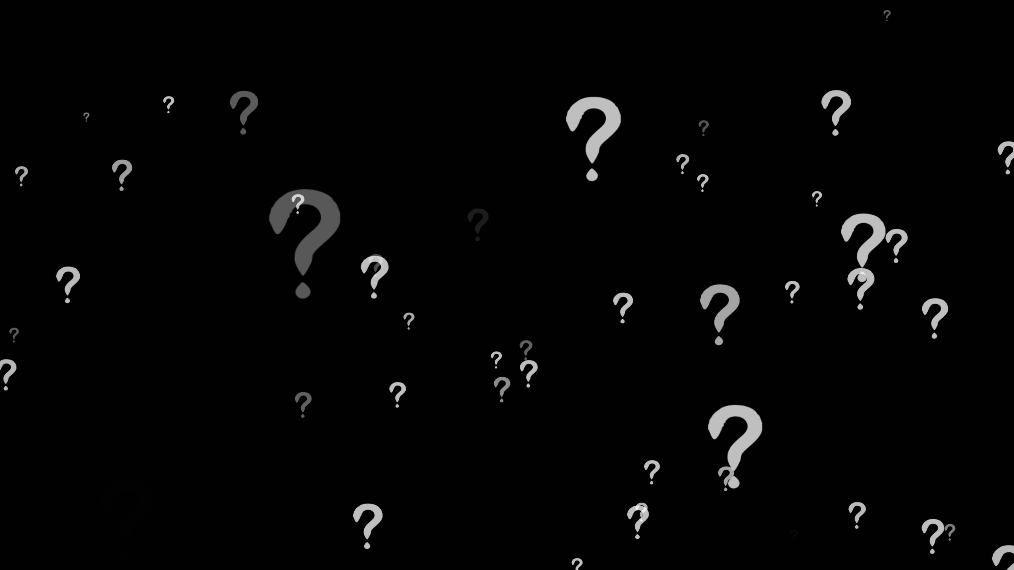 Black Question Marks Background