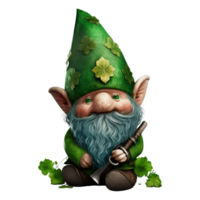 st Patricks Tag Gnom png Bilder generativ ai