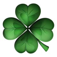 vier Blatt Kleeblatt Republik von Irland irisch Menschen glücklich st. Patrick's Tag png generativ ai