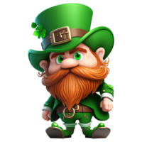 st patricks dag elf PNG afbeeldingen generatief ai