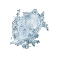 blu acqua spruzzo su trasparente sfondo. png, tagliare su grafico design elemento. acqua, liquido, dinamico e movimento. realistico spruzzi acqua. 3d resa. png