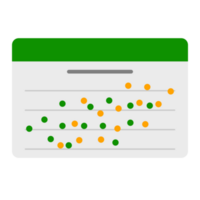 datos visualización con gráfico png