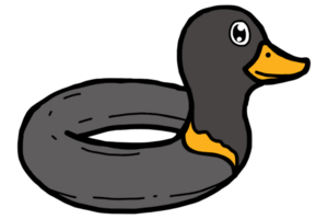 Summer Item Element - Duck Float png