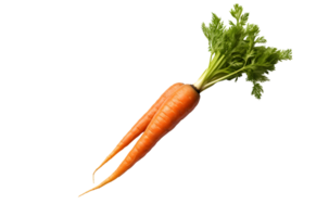 carrots with leaves, AI Generative png