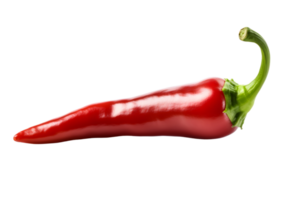 A shiny red chili pepper, AI Generative png