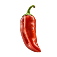 fat red chili pepper, AI Generative png