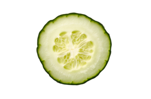 one slice cucumber, macro photography, AI Generative png