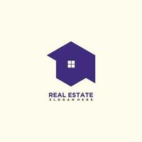 Building real estate logo design for business vector