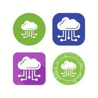 Cloud Computing Vector Icon