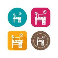 Work Table Vector Icon