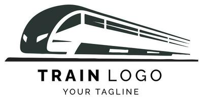 tren logo vector diseño ilustración