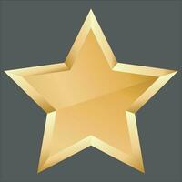 yellow star on gray background icon vector illustration symbol