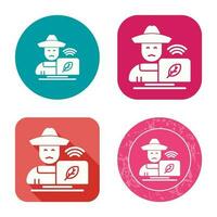 Farmer Vector Icon