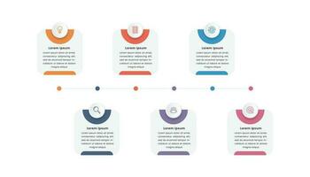 Timeline business infographic template design vector