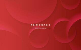 modern dynamic red circle shape shadow and light dimension background. eps10 vector