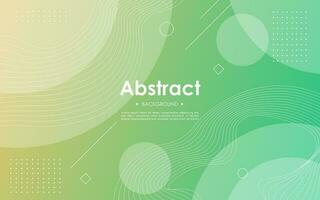 modern abstract green soft color gradient with simple pattern cool design bright background. eps10 vector