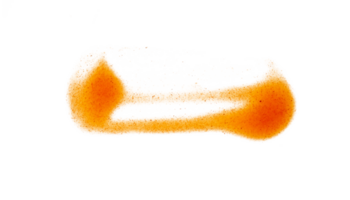 Smear of chili sauce isolated element png