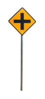 intersection sign board isolated element png