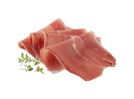 frisch Schweinefleisch geschnitten dünn Shabu Schnitt aus, isoliert transparent Hintergrund png
