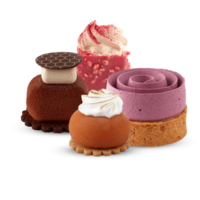 cupcakes besnoeiing uit, geïsoleerd transparant achtergrond png