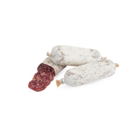 fresh salami sticks Cut out, isolated transparent background png