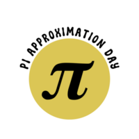 Pi approximation Day text calligraphy, pi approximation Day typography, pi approximation Day lettering inscription, pi symbol clipart , Pi sign illustration, Math pi symbol clipart png