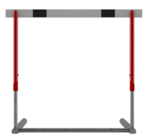 obstacle cours. difficulté à surmonter le problème à atteindre succès. 3d le rendu png