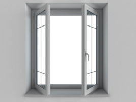 isolato 3d interpretazione di un' moderno finestra per casa png