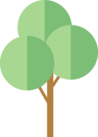 arbre plante illustration, plat conception, et minimal style png