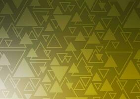 Triangle yellow pattern line cover presentation decoration background vector