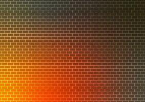 Classic orange wall block pattern line gradient traditional background vector