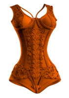 fantasia corsetto costume colorato ai generato png