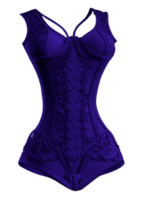 fantasia corsetto costume colorato ai generato png