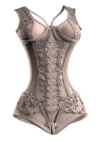 Fancy Corset Custom Colored AI Generated png