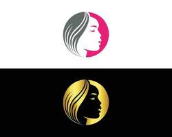 Makeup and Beauty Fashion Logo Design Icon Vector Concept.