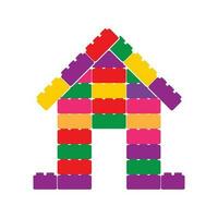 Building block icon vector