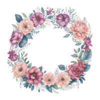 Ai Generated, Watercolor Flower png