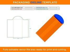 Invitate Envelope Dieline Template, SVG, EPS, PDF, DXF, Ai, PNG, JPEG vector