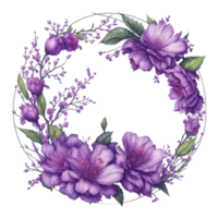 Ai Generated, Watercolor Flower png