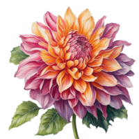 Ai Generated, Watercolor Flower png