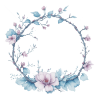 ai généré, aquarelle fleur png