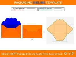 invitado sobre dieline modelo svg, ai, eps, pdf, dxf, jpg, png archivo vector