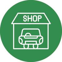 Car shop Vector Icon Design