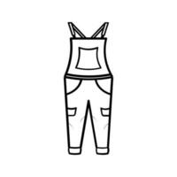 DUNGAREES Editable and Resizeable Vector Icon