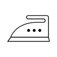 IRONING HIGH HEAT Editable and Resizeable Vector Icon