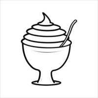 ICE CREAM Editable and Resizable Vector Icon