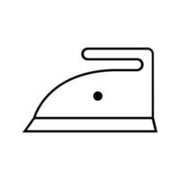 IRONING LOW HEAT Editable and Resizeable Vector Icon