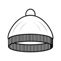 WOOLEN CAP  Editable and Resizeable Vector Icon