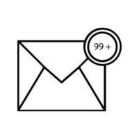 NEW MAIL Editable and Resizeable Vector Icon