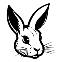 Rabbit Silhouette - png
